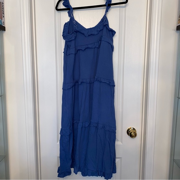 NWT J.Crew Tiered Dress with Ruffle and Keyhole Detail - Picture 7 of 10